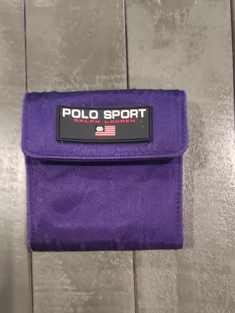 Polo by Ralph Lauren Purple Nylon Wallet
